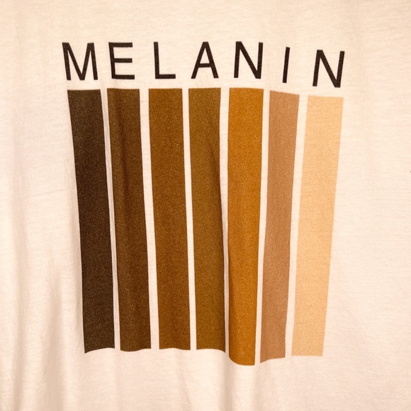 Gildan | MELANIN Crew Neck Short Sleeve Shirt Top - Picture 6 of 8